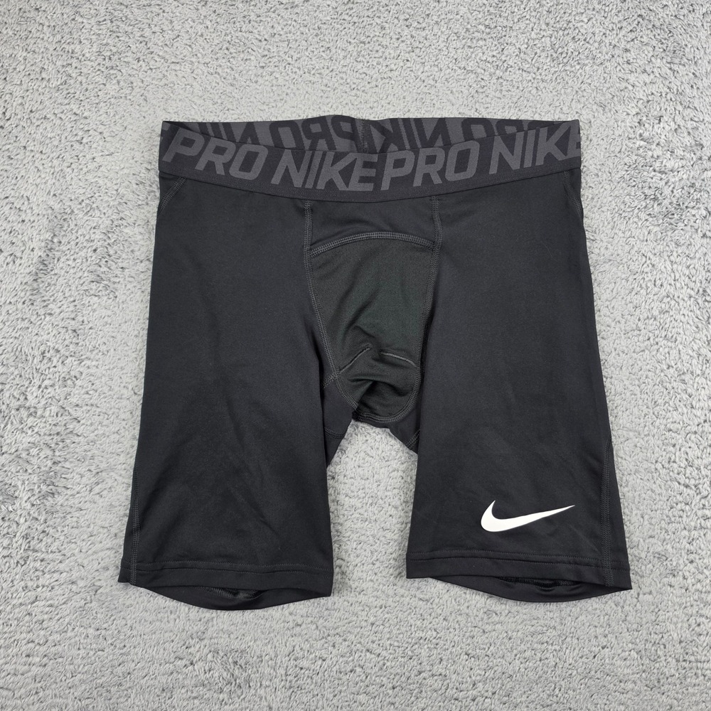 Nike Pro Dri-FIT Compression Shorts Men Medium Black Athletic 838061-010 6" Ins